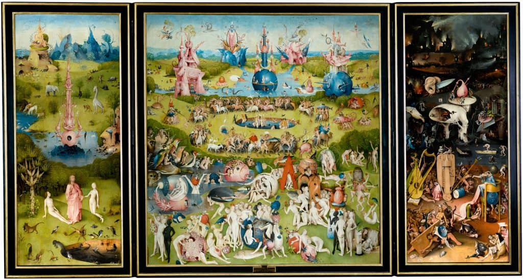 快楽の園，The Garden of Earthly Delights Triptych，ヒエロニムス・ボス，Bosch, Hieronymus，プラド美術館，Museo Nacional del Prado